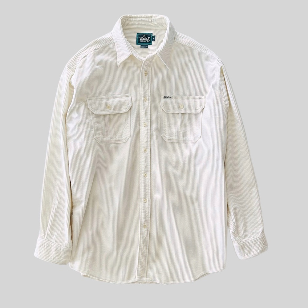 Vintage Woolrich Corduroy Button Front Overshirt Shacket Size XL